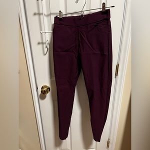 Worthington Petite pull-on skinny pants size 2PS purple
